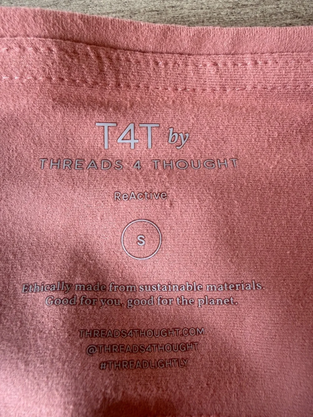 NWT - Threads 4 Thought High-Waist Dusty Rose Leggings - Picture 2 of 6